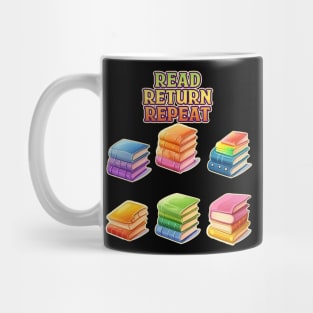 Read, Return, Repeat Book Lover Mug